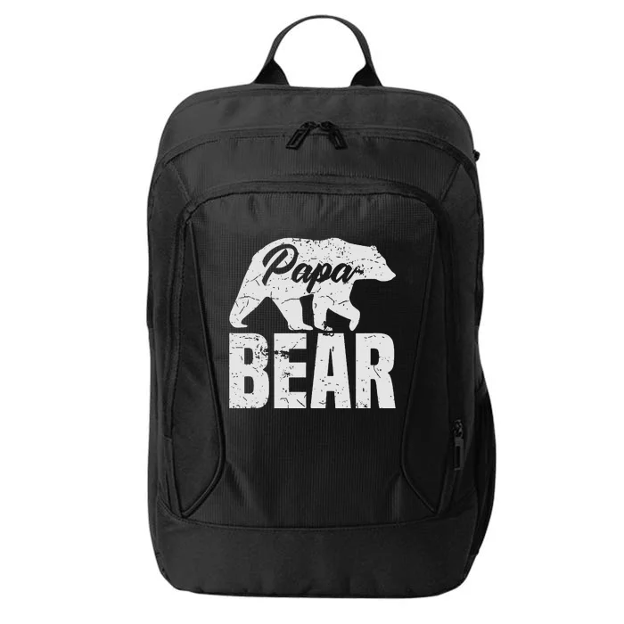 Father's Day vintage Papa Bear City Backpack