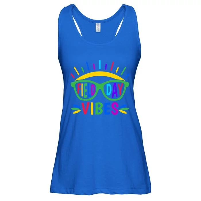 Field Day Vibes Last Day Of School Field Day Teacher And Gift Ladies Essential Flowy Tank