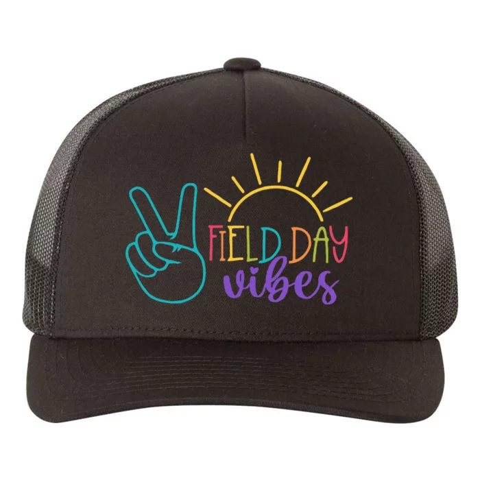 Field Day Vibes Teacher Field Day 2024 Yupoong Adult 5-Panel Trucker Hat