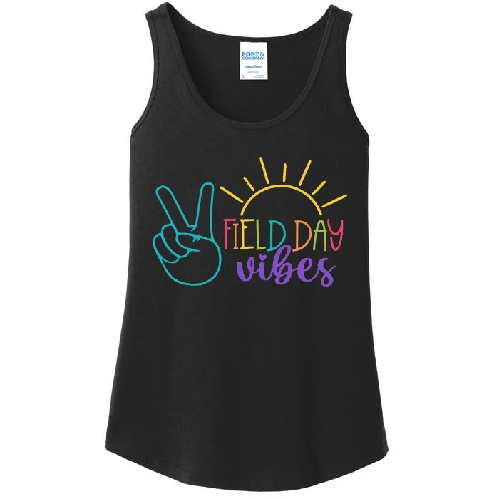 Field Day Vibes Teacher Field Day 2024 Ladies Essential Tank