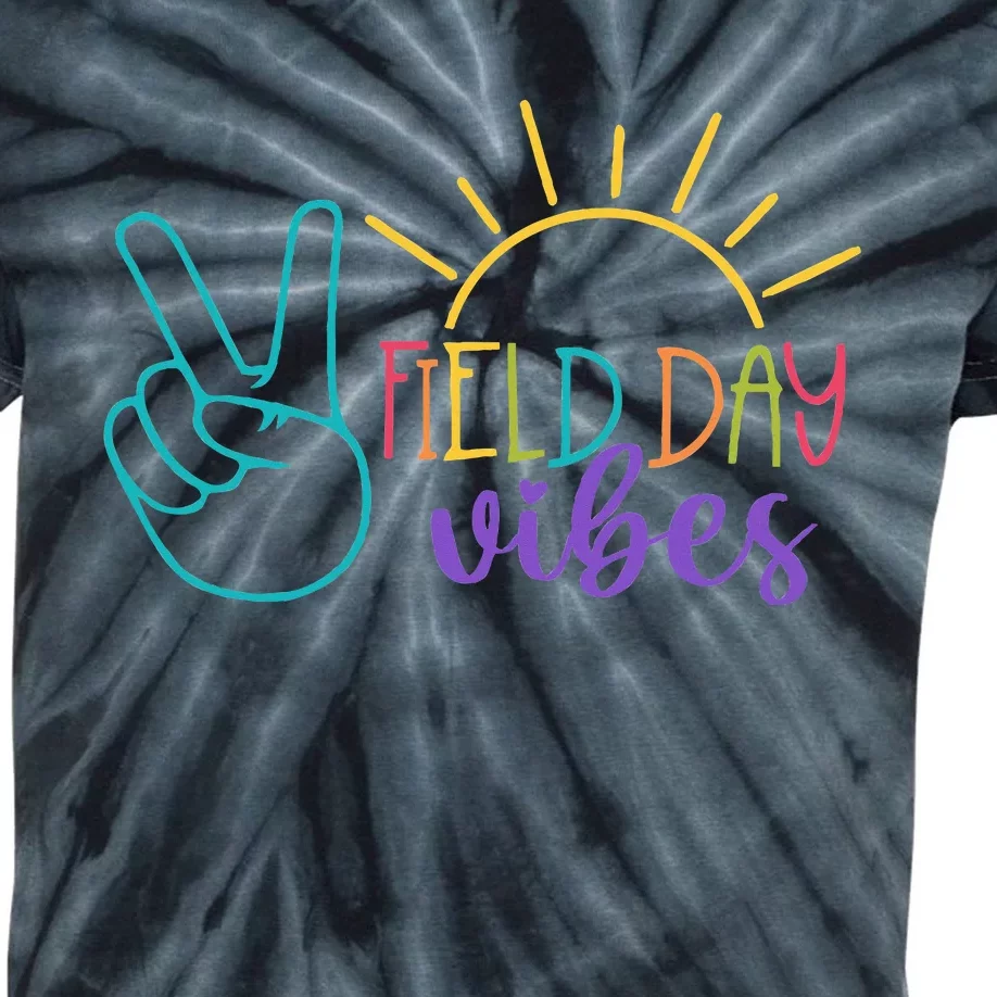 Field Day Vibes Teacher Field Day 2024 Kids Tie-Dye T-Shirt