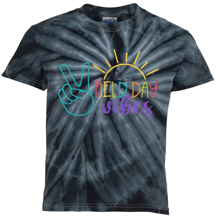 Field Day Vibes Teacher Field Day 2024 Kids Tie-Dye T-Shirt