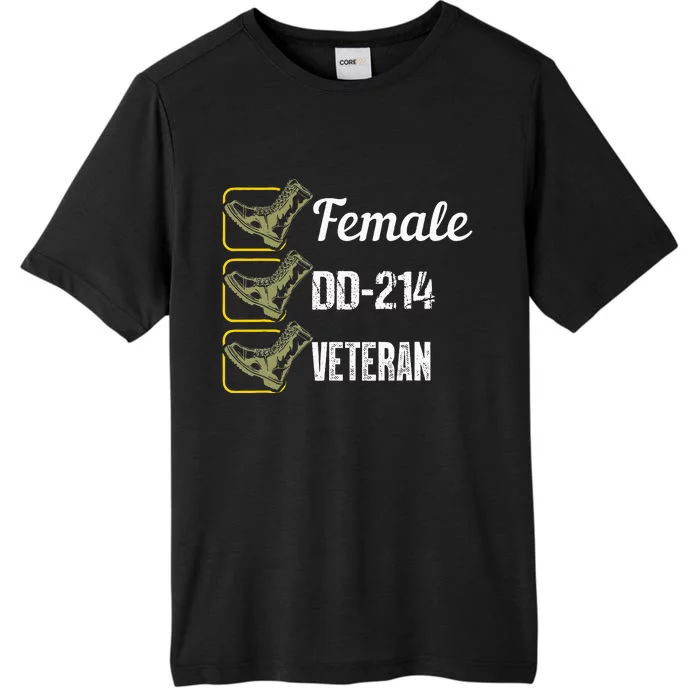 Female Dd214 Veteran ChromaSoft Performance T-Shirt