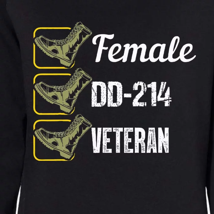 Female Dd214 Veteran Womens California Wash Sweatshirt