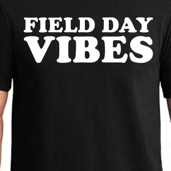 Field Day Vibes School Sport Teams Students Teachers Gift Pajama Set