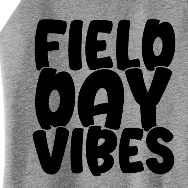 Field Day Vibes Squad Teacher Last Day Of School Gift Women’s Perfect Tri Rocker Tank