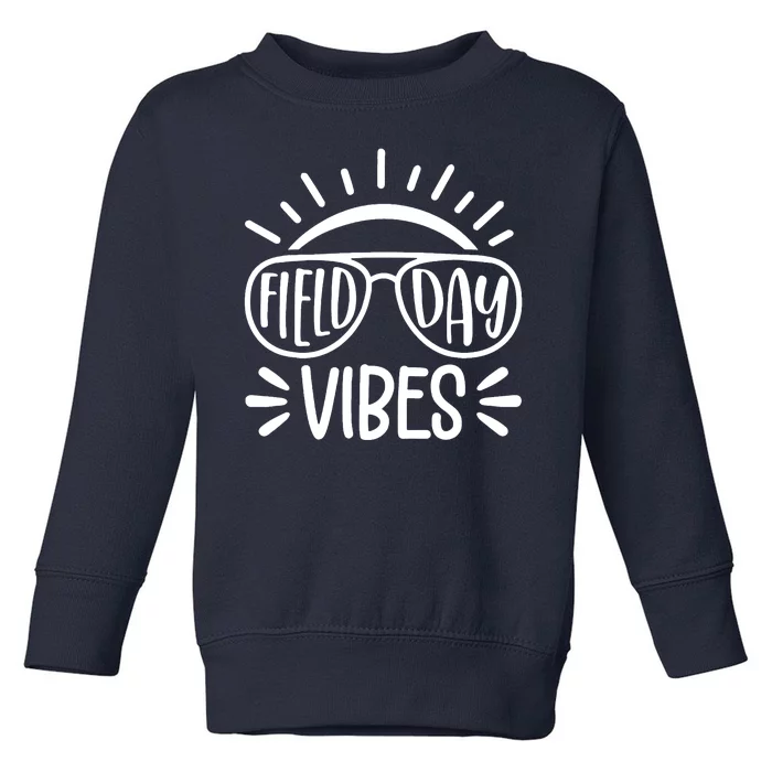 Field Day Vibes Summer Toddler Sweatshirt