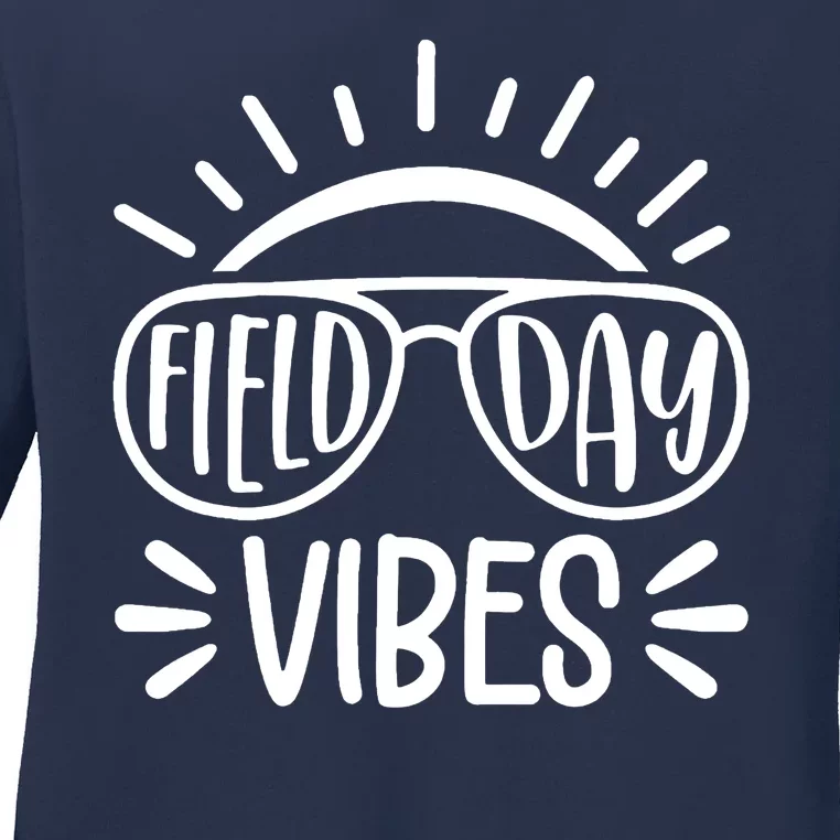 Field Day Vibes Summer Ladies Long Sleeve Shirt