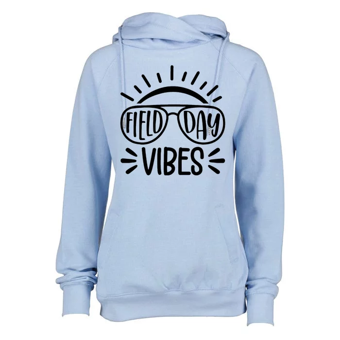 Field Day Vibes Summer Womens Funnel Neck Pullover Hood