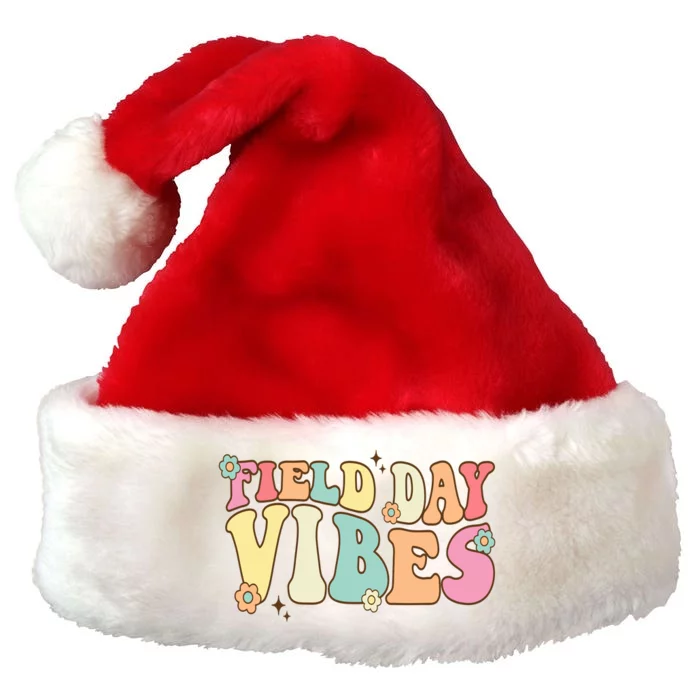 Field Day Vibes Funny Gifts For Girl Boy Teacher Field Day Premium Christmas Santa Hat