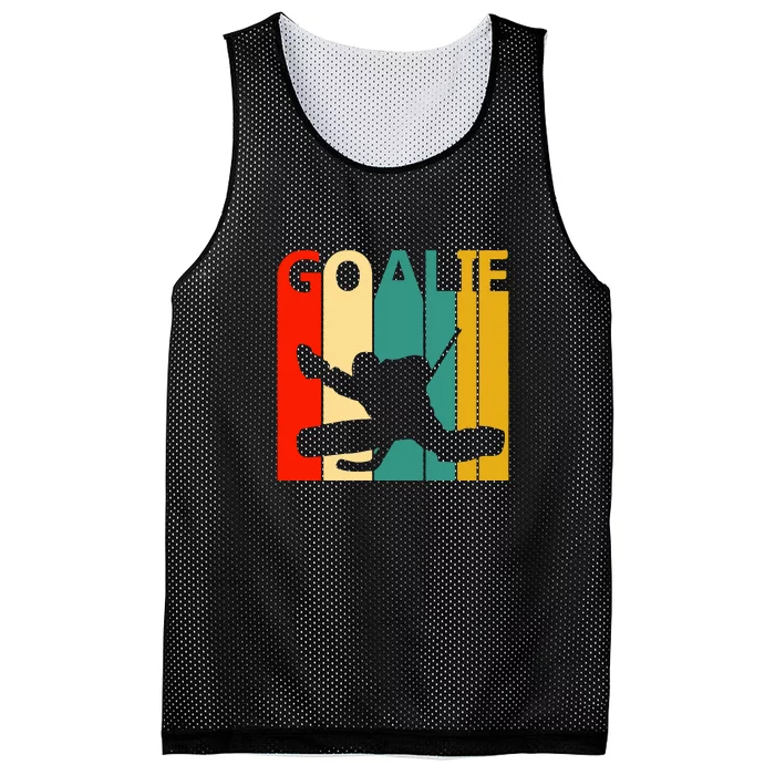 Father's Day Vintage Ice Hockey Goalie Gift Mesh Reversible Basketball Jersey Tank