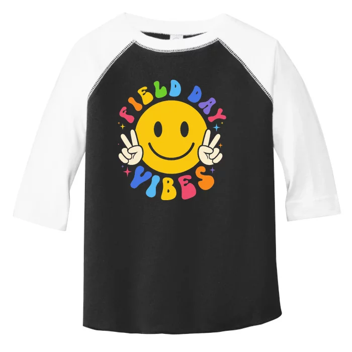 Field Day Vibes Funny For Teacher Field Day Toddler Fine Jersey T-Shirt