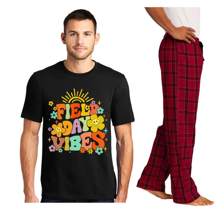 Field Day Vibes Summer Teacher Last Day Of School Pajama Set