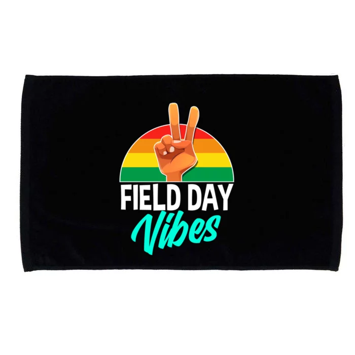 Field Days Vibes School Student Teacher Day Funny Gift Microfiber Hand Towel