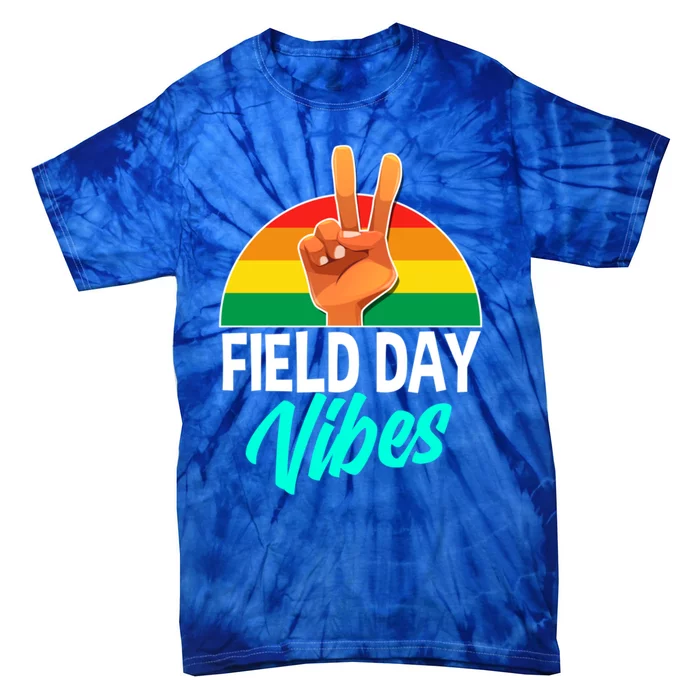 Field Days Vibes School Student Teacher Day Funny Gift Tie-Dye T-Shirt