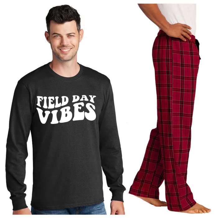 Field Day Vibes Retro Long Sleeve Pajama Set