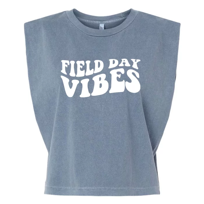 Field Day Vibes Retro Garment-Dyed Women's Muscle Tee