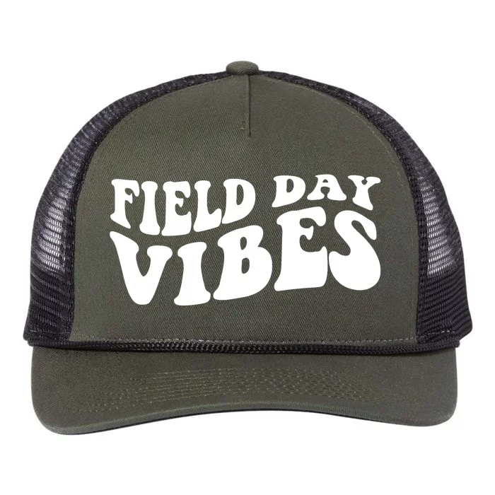 Field Day Vibes Retro Retro Rope Trucker Hat Cap