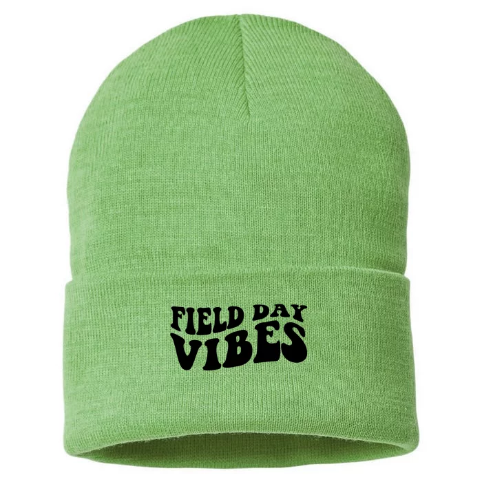 Field Day Vibes Retro Sustainable Knit Beanie