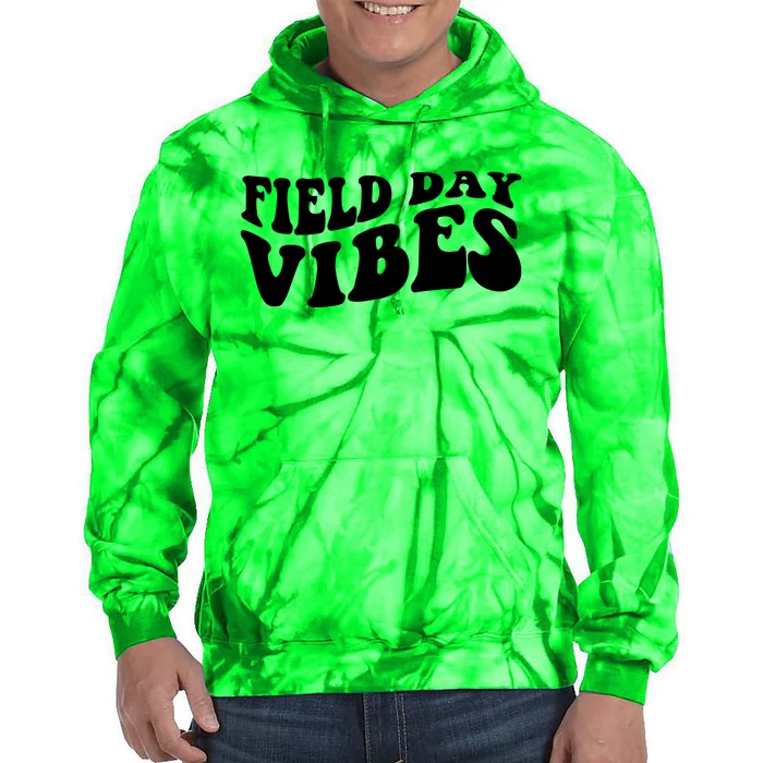 Field Day Vibes Retro Tie Dye Hoodie