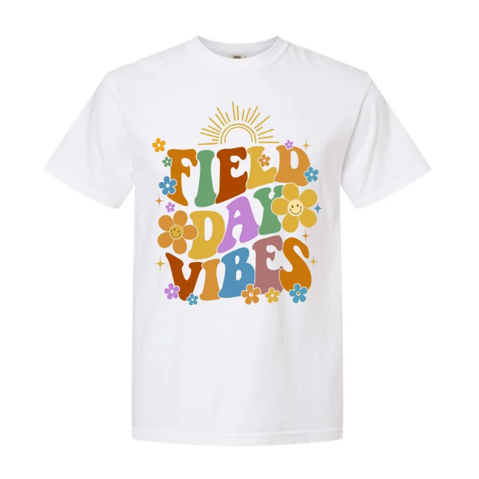 Field Day Vibes Colorful Floral Garment-Dyed Heavyweight T-Shirt