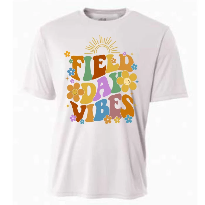 Field Day Vibes Colorful Floral Cooling Performance Crew T-Shirt