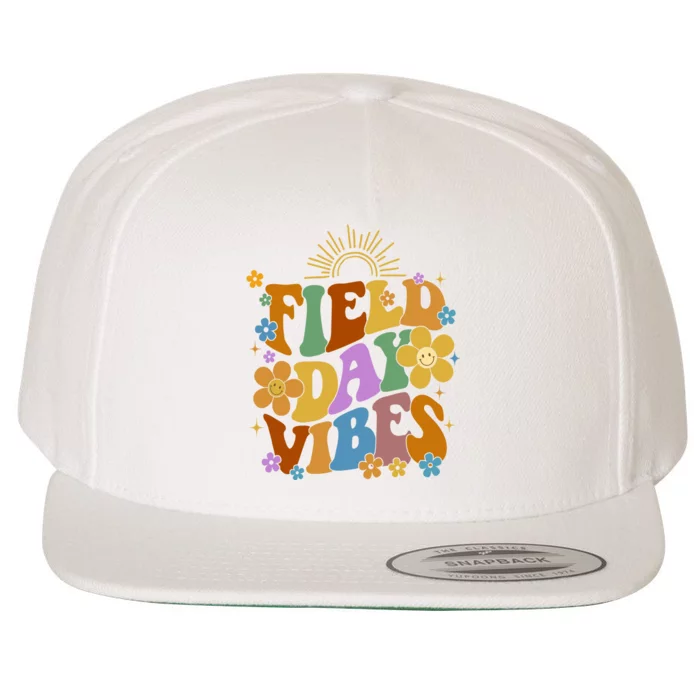 Field Day Vibes Colorful Floral Wool Snapback Cap