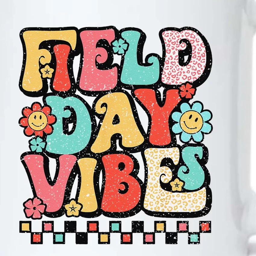 Field Day Vibes Groovy Summer Teacher Last Day Of School Black Color Changing Mug