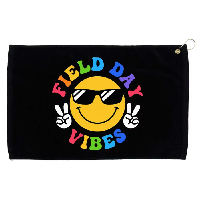 Field Day Vibes Funny For Teacher Happy Field Day 2024 Grommeted Golf Towel