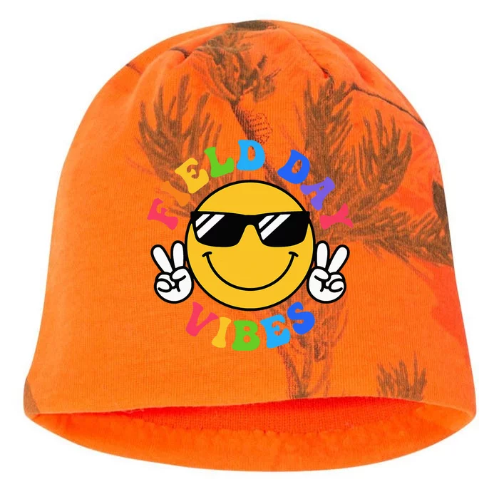 Field Day Vibes Funny For Teacher Happy Field Day 2024 Kati - Camo Knit Beanie