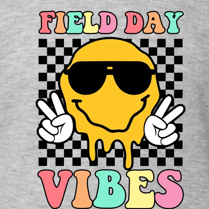 Field Day Vibes Summer Teacher Last Day Of School Gift Toddler Sweatshirt