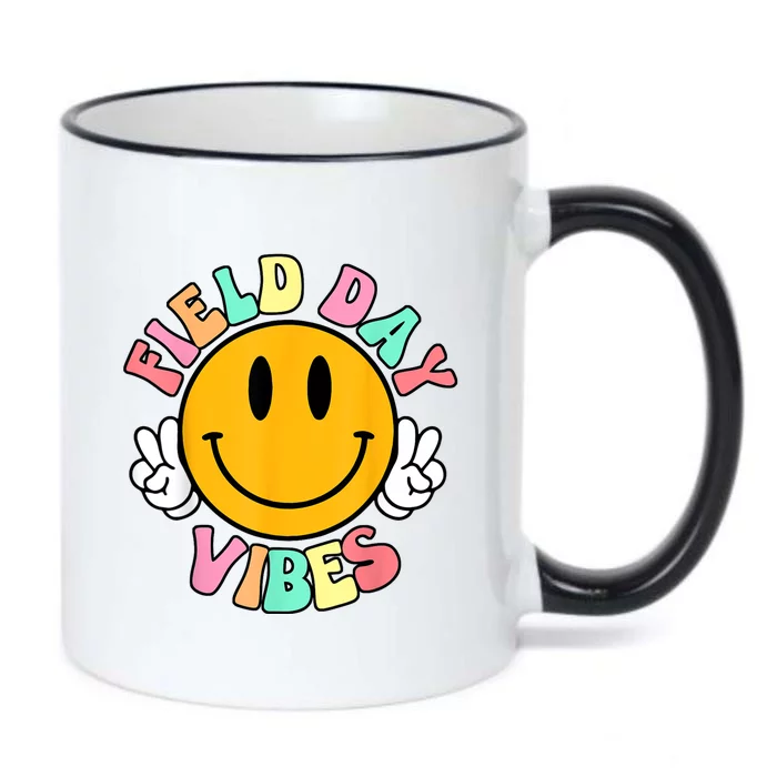 Field Day Vibes Funny For Teacher Happy Field Day 2024 Black Color Changing Mug