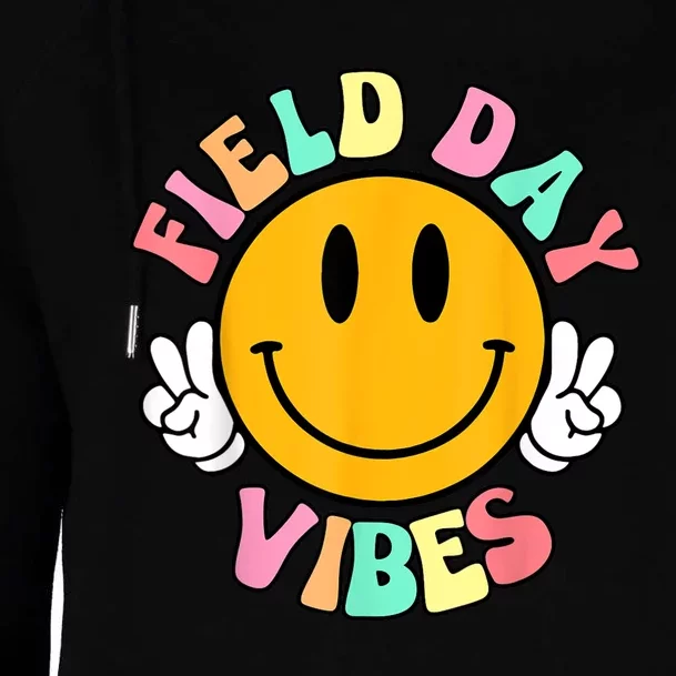 Field Day Vibes Funny For Teacher Happy Field Day 2024 Womens Funnel Neck Pullover Hood