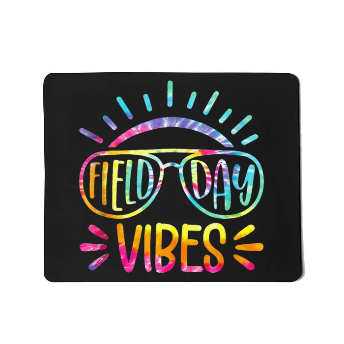 Field Day Vibes Tie Dye Last Day Of School Cool Game Day Mousepad