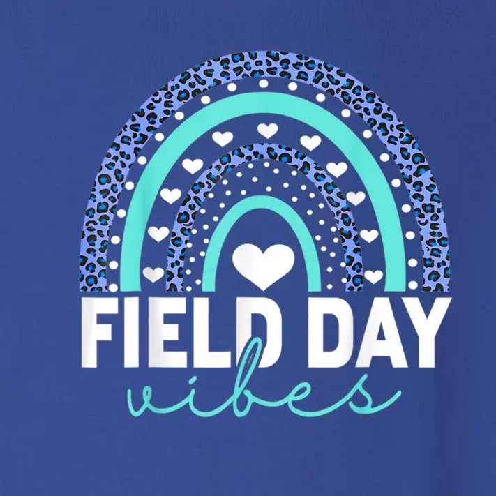 Field Day Vibes Funny Rainbow Graphic Design Great Gift Toddler Long Sleeve Shirt