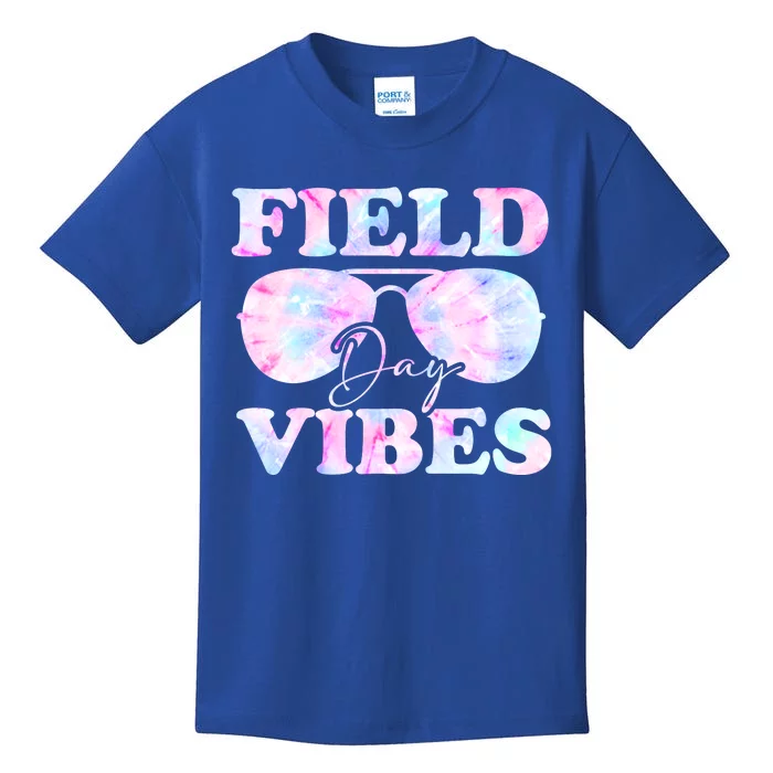 Field Day Vibes Tie Dye For Teacher Field Day Meaningful Gift Kids T-Shirt