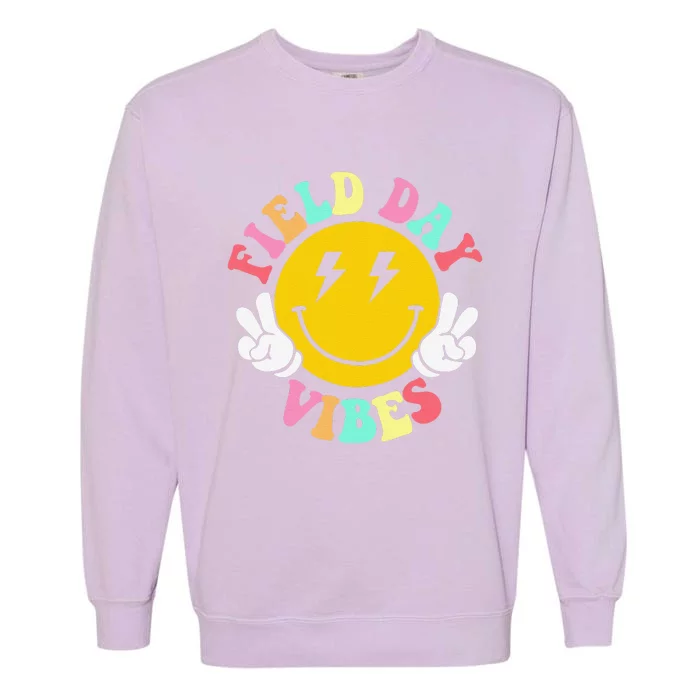 Field Day Vibes Field Day 2024 Teacher Garment-Dyed Sweatshirt