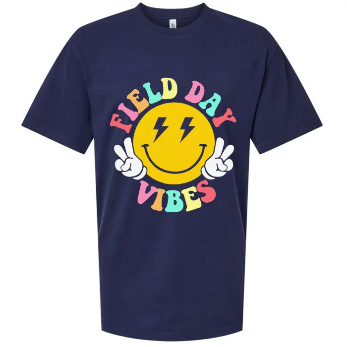 Field Day Vibes Field Day 2024 Teacher Sueded Cloud Jersey T-Shirt