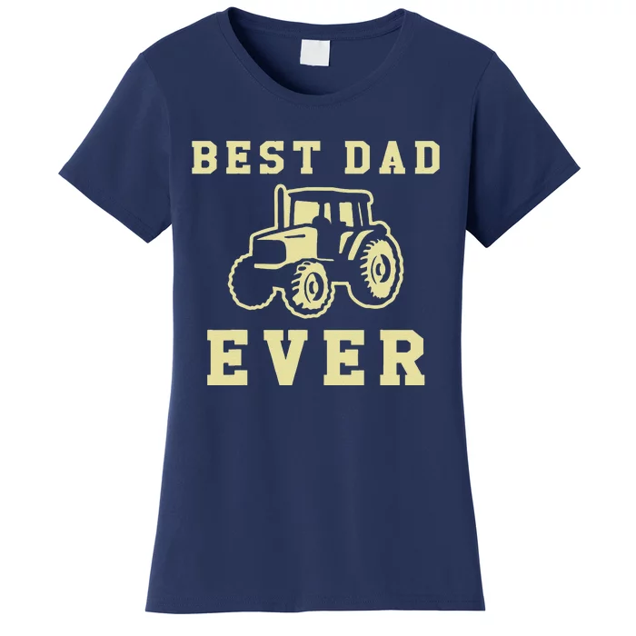 Farmer Dad Vintage Tractor Driver Father Women's T-Shirt