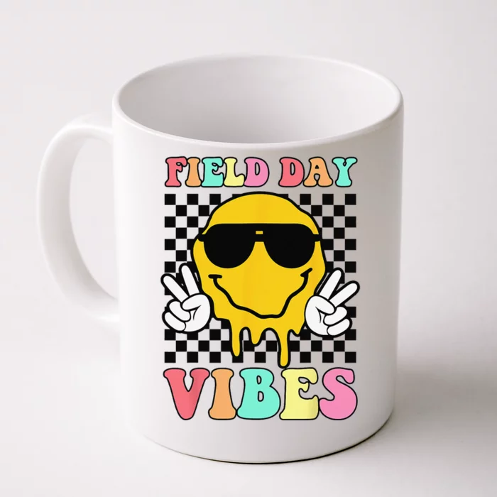 Field Day Vibes Summer Teacher Last Day Of School Front & Back Coffee Mug