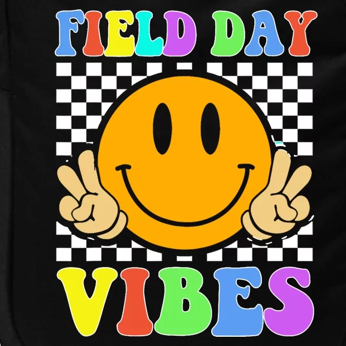 Field Day Vibes Smile Face 1st Day Of School Students And Teachers Impact Tech Backpack