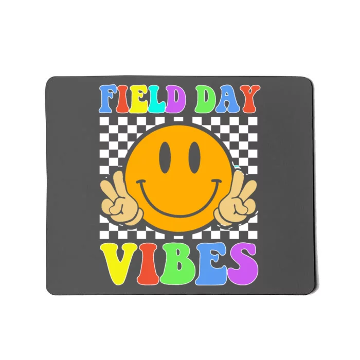 Field Day Vibes Smile Face 1st Day Of School Students And Teachers Mousepad