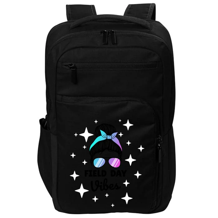 Field Day Vibes Funny Gift For Teacher Field Day Gift Impact Tech Backpack