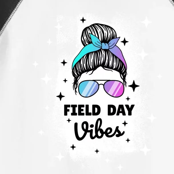 Field Day Vibes Funny Gift For Teacher Field Day Gift Toddler Fine Jersey T-Shirt