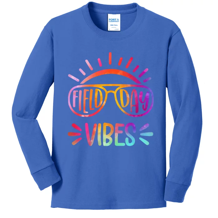 Field Day Vibes Funny Gift For Teacher Field Day Year Gift Kids Long Sleeve Shirt