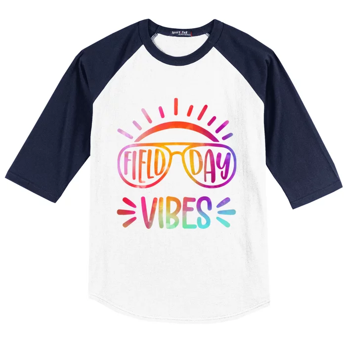 Field Day Vibes Funny Gift For Teacher Field Day Year Gift Baseball Sleeve Shirt