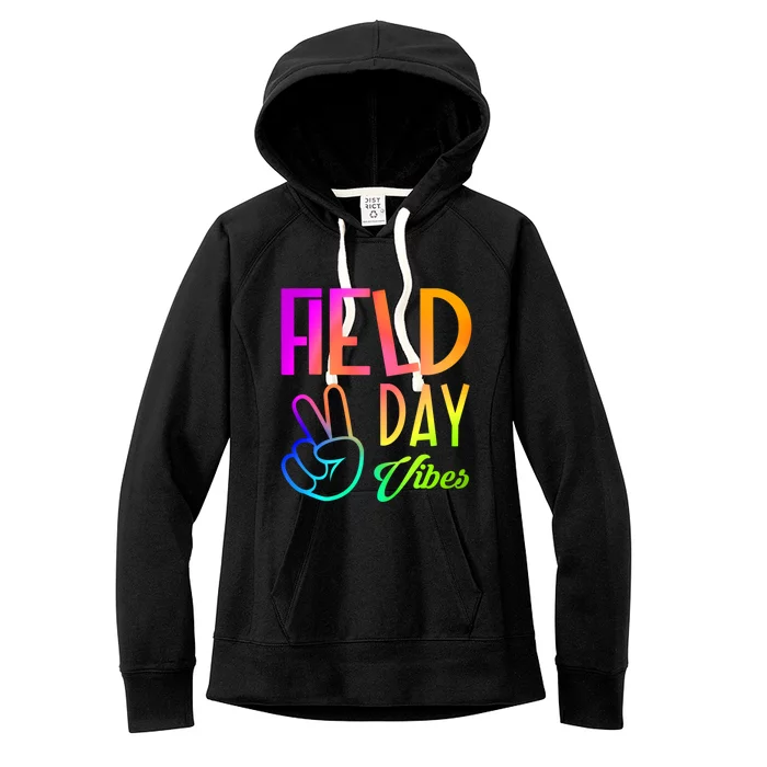 Field Day Vibes Funny Teacher Field Day Gift Women's Fleece Hoodie