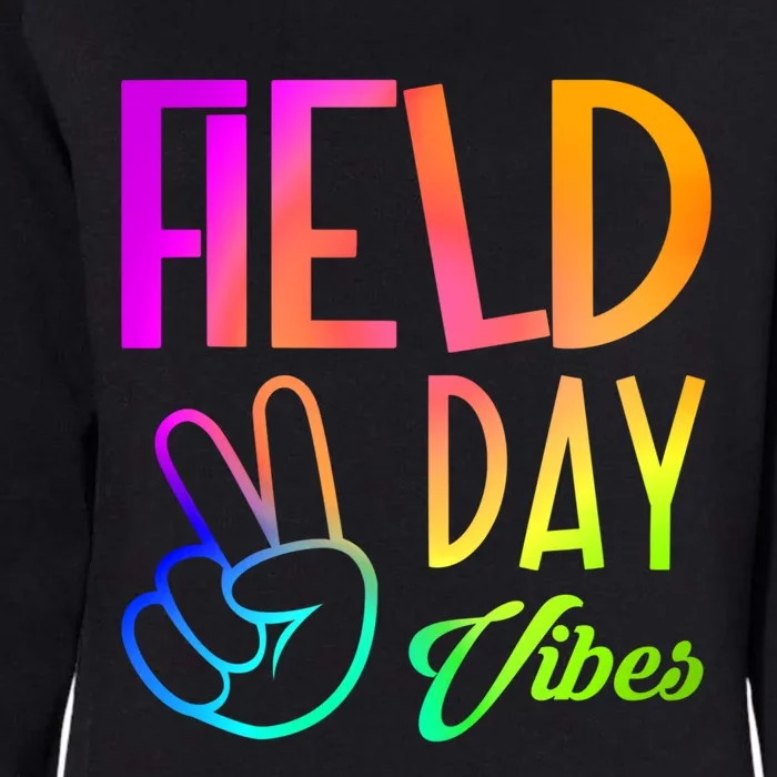 Field Day Vibes Funny Teacher Field Day Gift Womens California Wash Sweatshirt