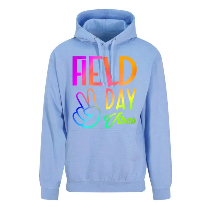 Field Day Vibes Funny Teacher Field Day Gift Unisex Surf Hoodie