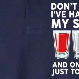 Funny Don't Worry I've Had Both My Shots Softstyle Adult Sport Polo